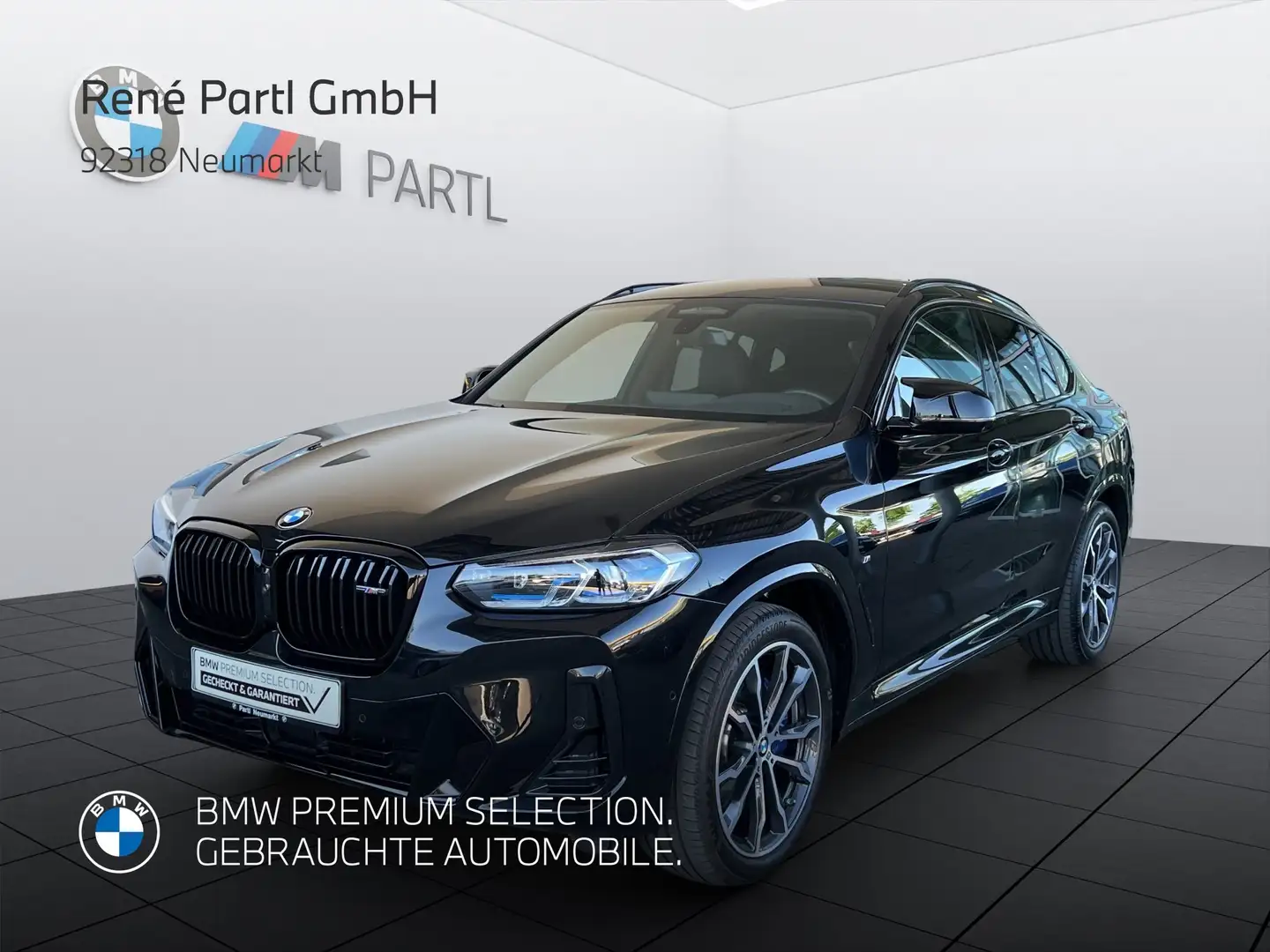 BMW X4 M 40d NAVI LASER ACC 360° AHK HUD STANDHZG. Schwarz - 1