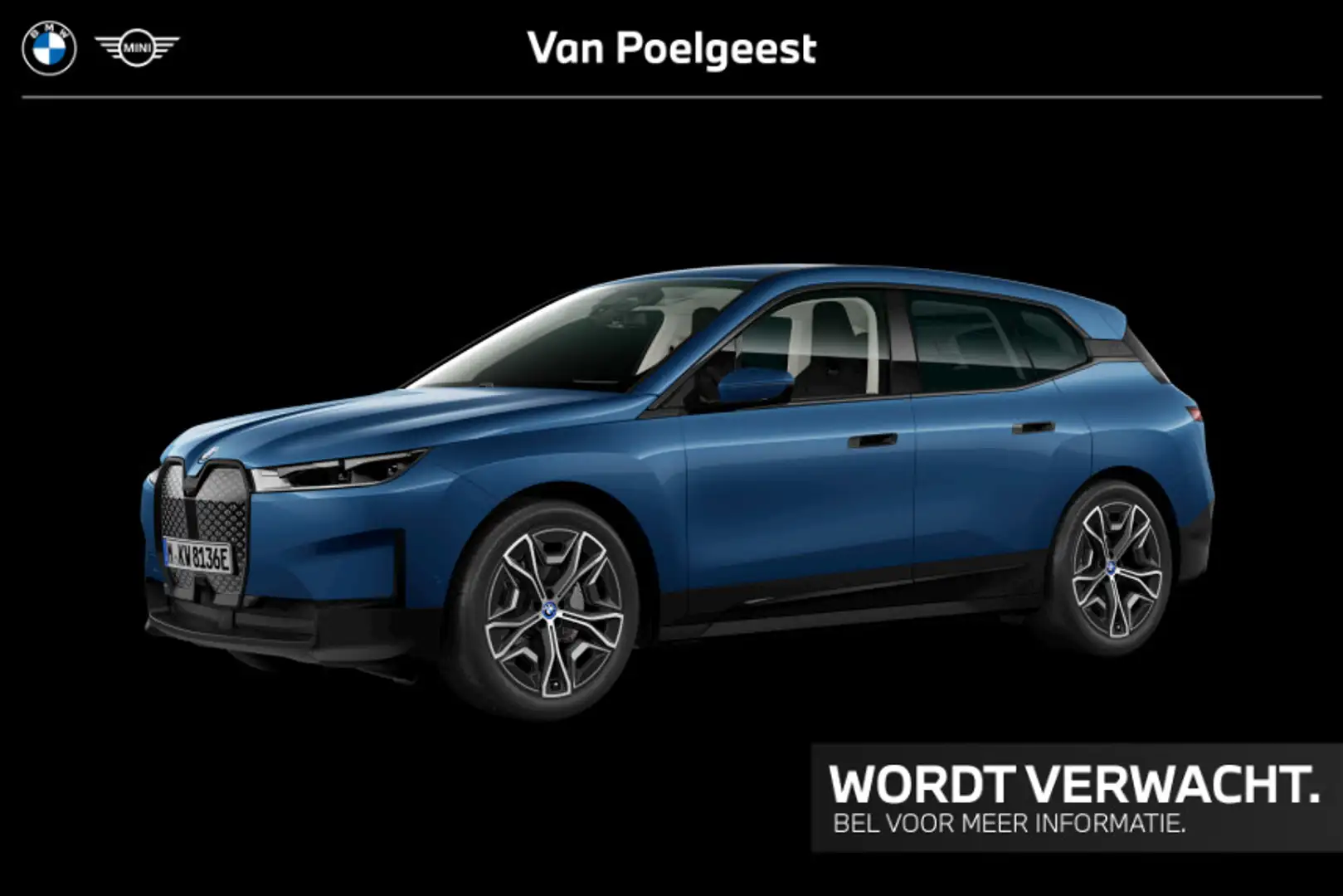 BMW iX xDrive40 22 Inch / Comfort Acces / Electrische Zwe Blauw - 1