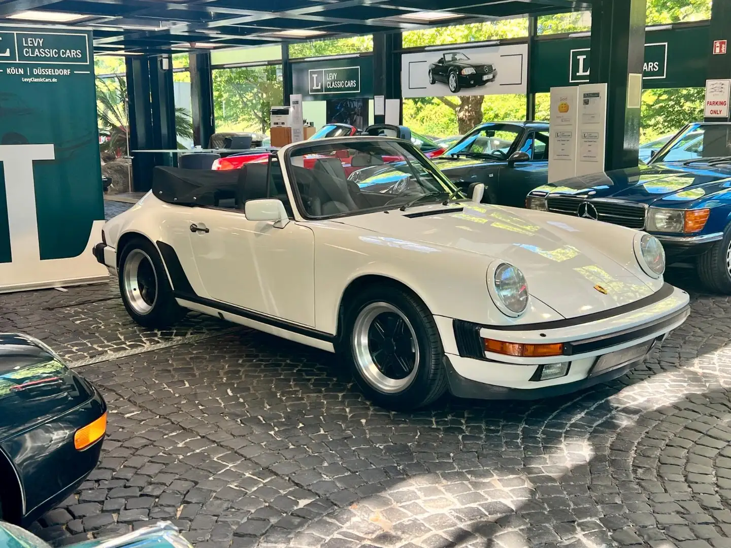 Porsche 911 3,2 Cabrio G50-Getriebe Weiß - 1
