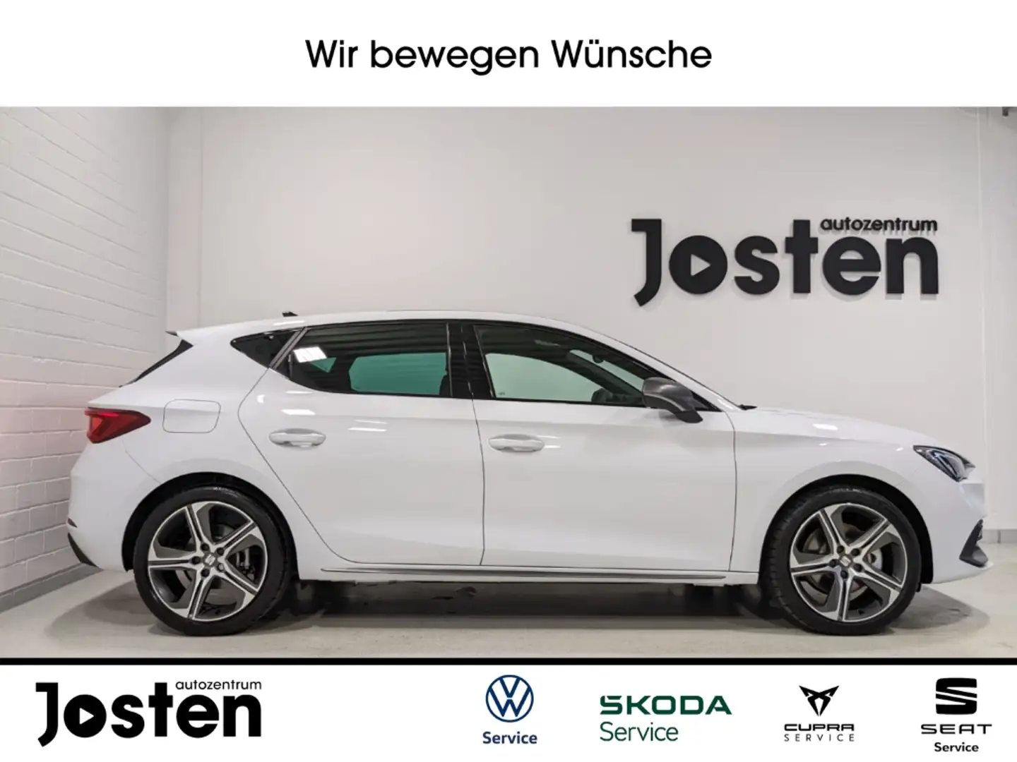 SEAT Leon FR 2.0 TSI DSG LED Pano StHz Beats Navi Weiß - 2