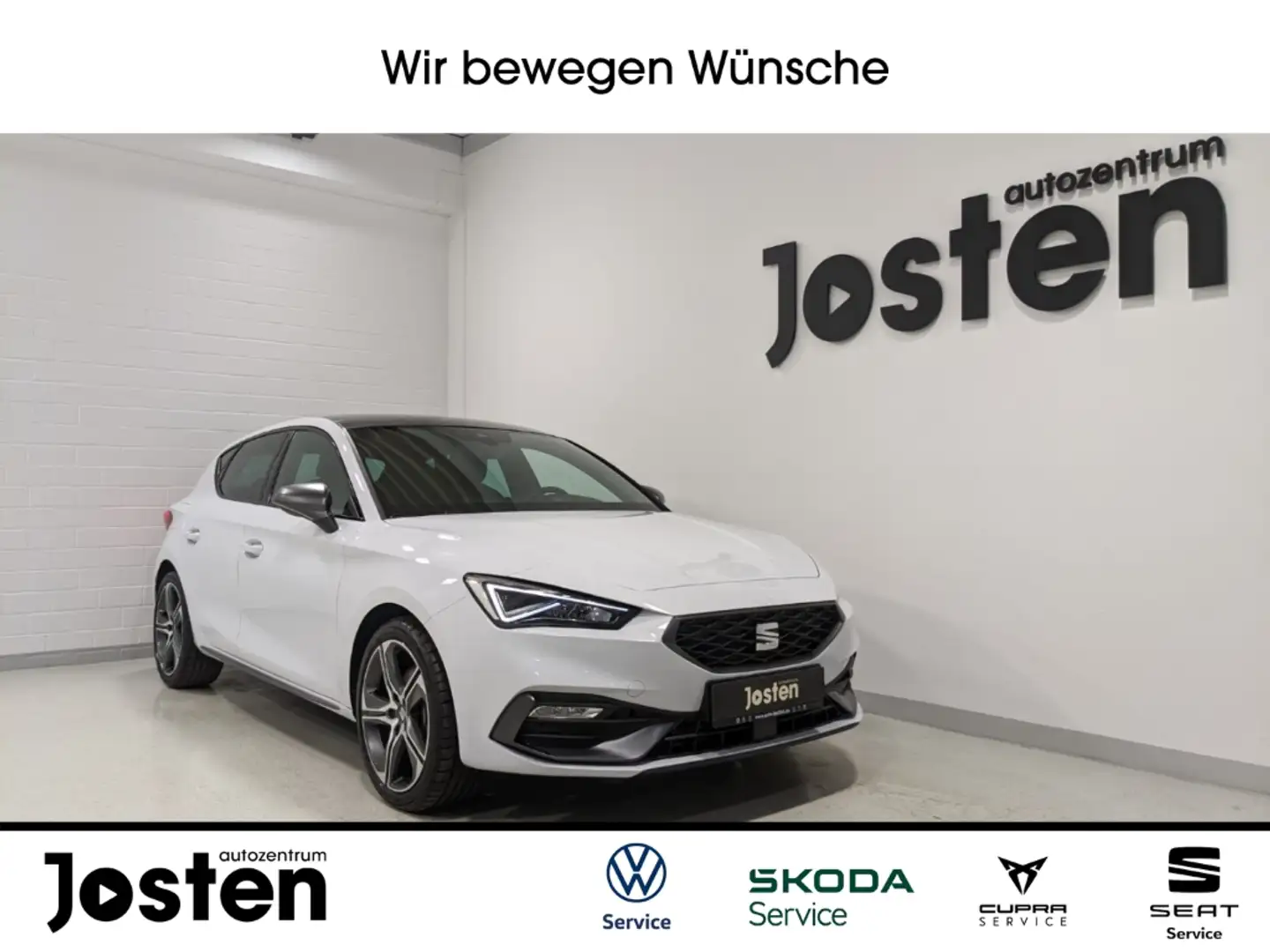 SEAT Leon FR 2.0 TSI DSG LED Pano StHz Beats Navi Weiß - 1