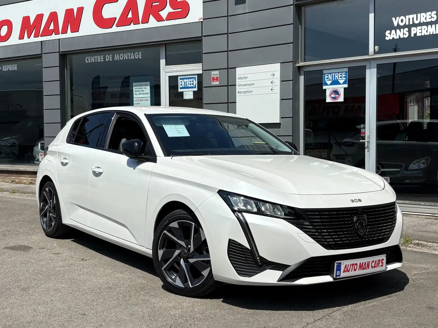 Peugeot 308 1.2 Allure SPORT - 18.000KM - 1er Main CAMERA GPS Blanc - 1