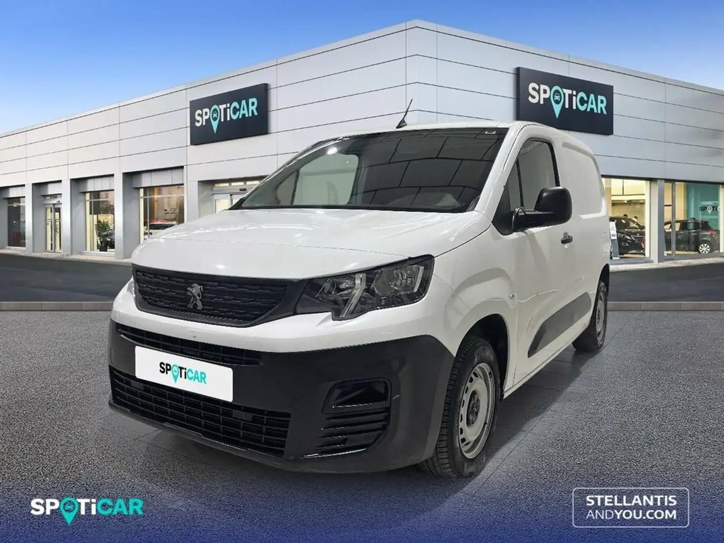 Peugeot Partner 1.6BlueHDI S&S Pro Standard 600kg 100 Blanc - 1
