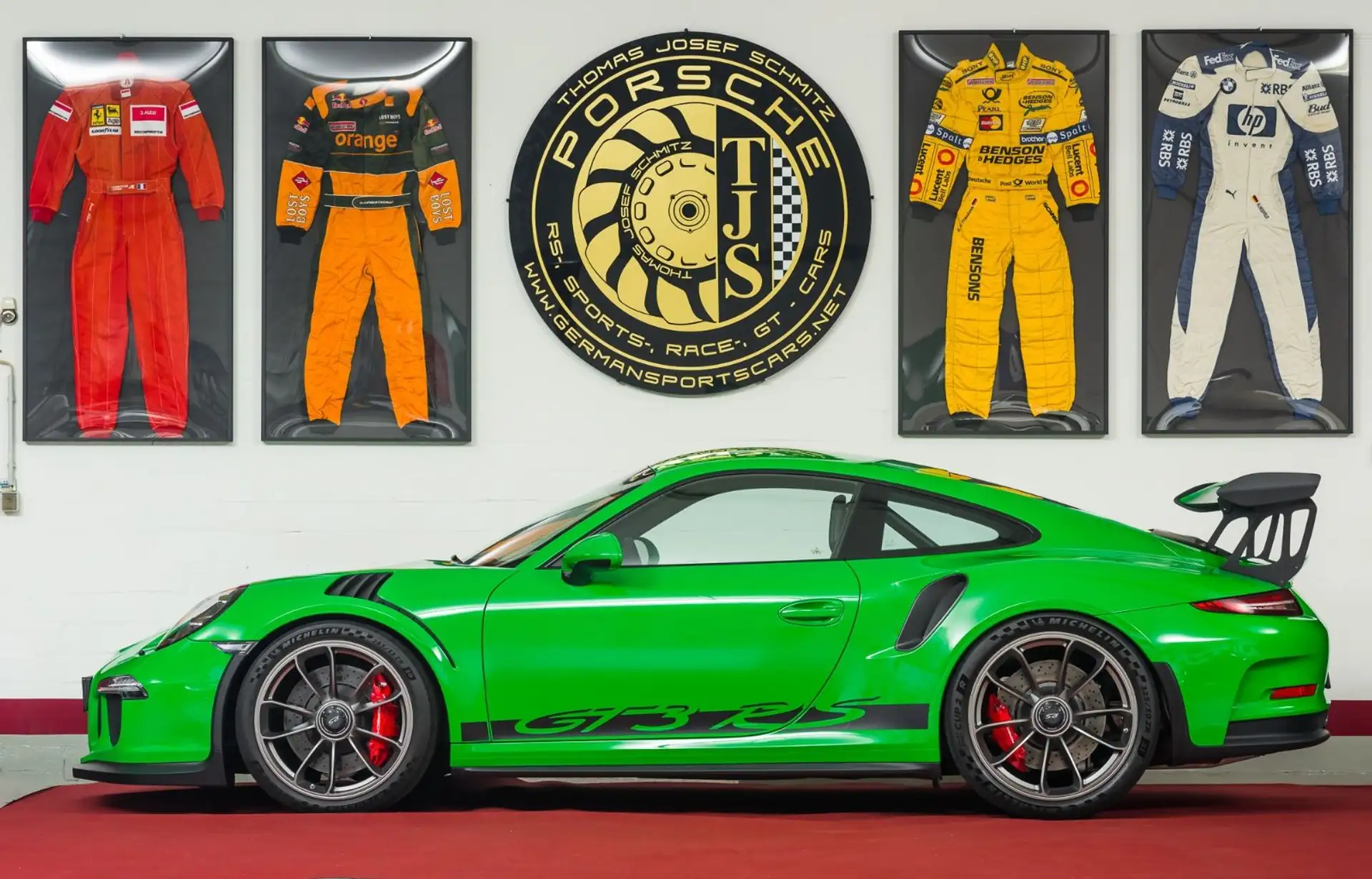 포르쉐 Porsche 911 911 GT3 RS 2016 초록 사진 4