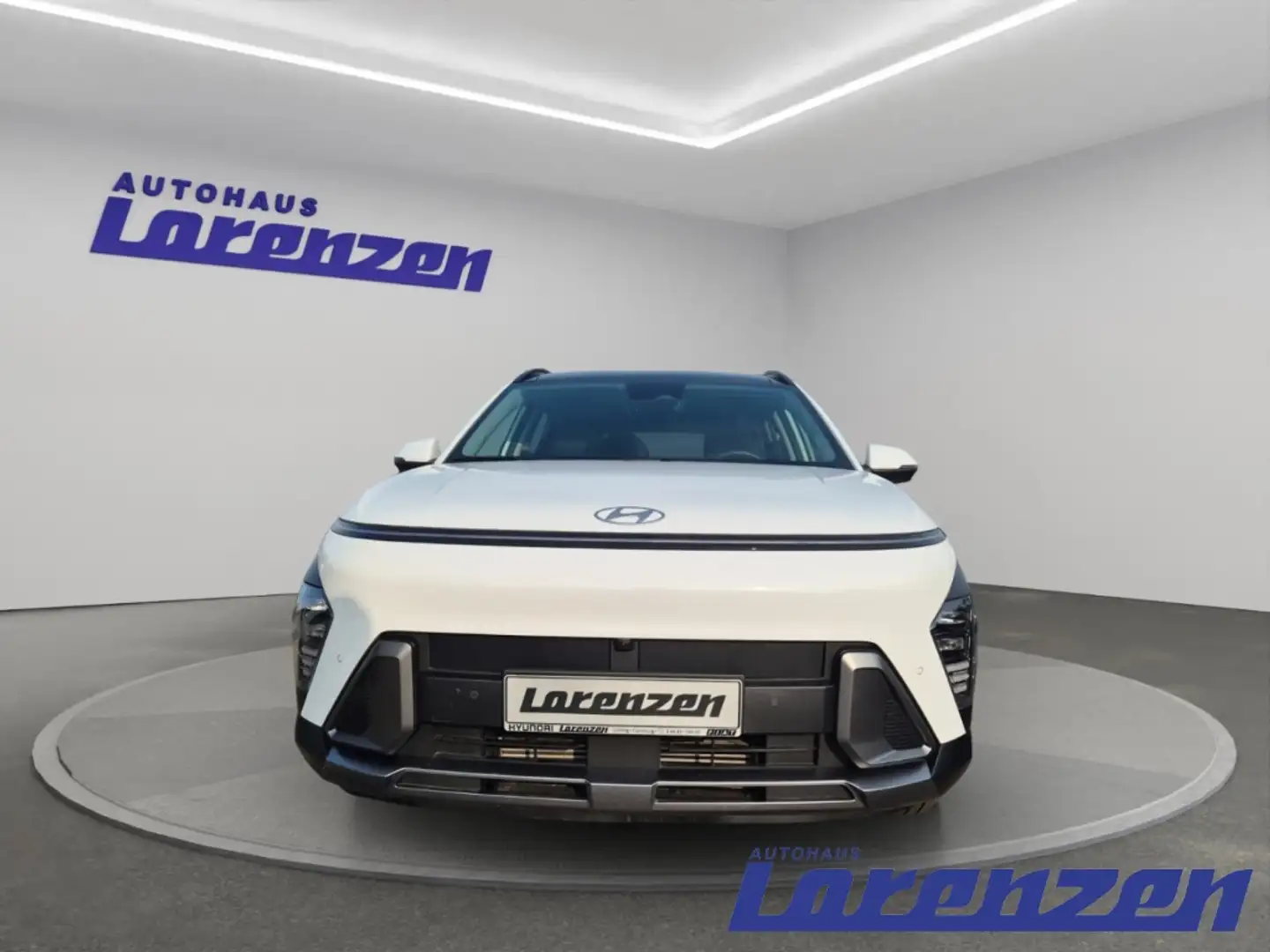 Hyundai KONA Prime DCT Glasschiebe El. Panodach Navi Leder Digi Weiß - 2