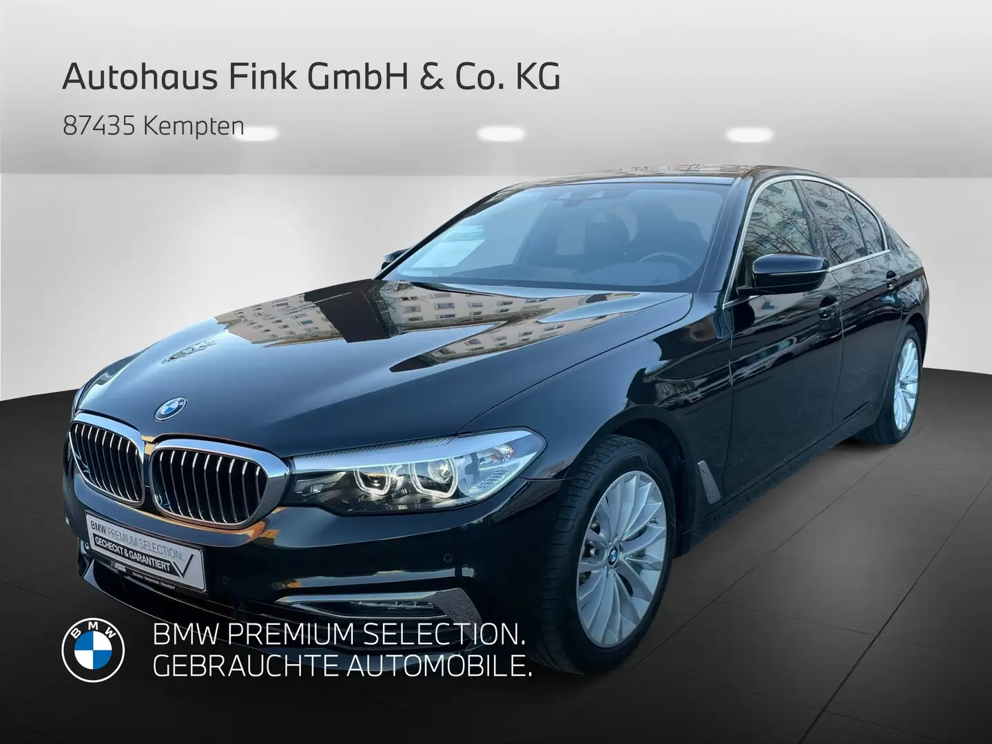 BMW 530 i A Luxury Line DAB LED GSD RFK el. Sitze Noir - 1