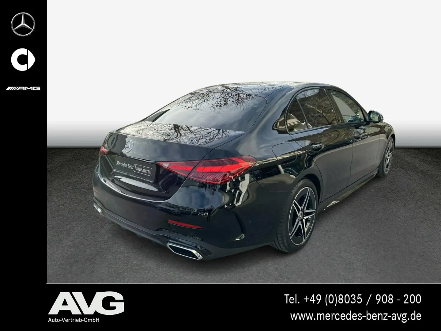 Mercedes-Benz C 200 C 200 d AMG-Advanced Night Kamera MBUX LED SpurP Schwarz - 2