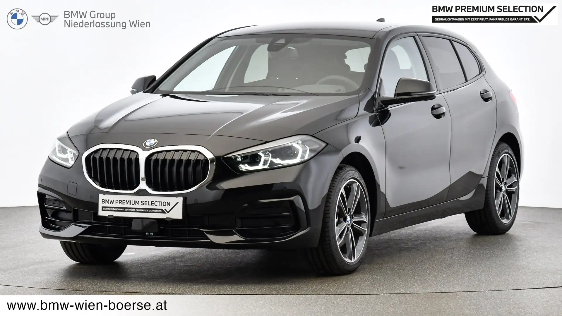BMW 118 118i Schwarz - 1