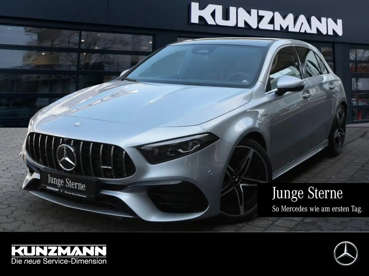 Mercedes-Benz A 45 AMG S 4M+ Performance Panorama AHK Burmester Plateado - 1