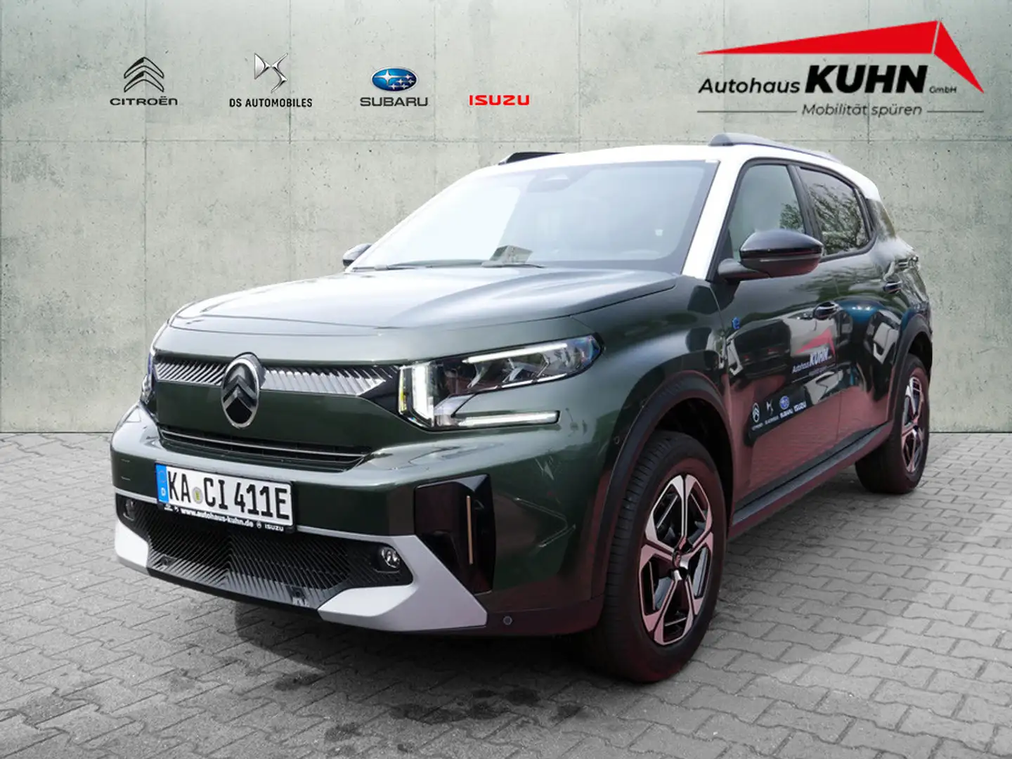 Citroen C3 Aircross ë- Max PDC SHZ KAMERA NAVI LED Grün - 1