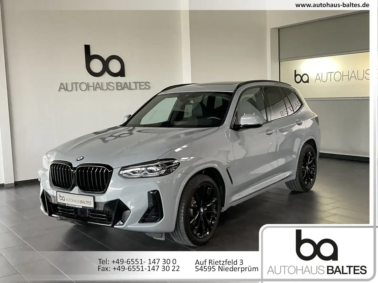 BMW X3 X3 xDrive20d M Sport 20"/Pano/Driv/ACC/Park/AHK Gris - 1