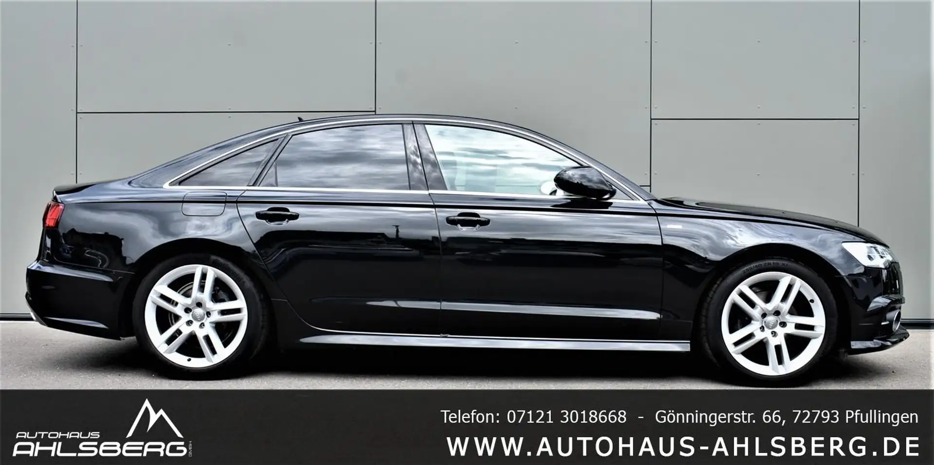 Audi A6 2.0 TDI S-LINE/ ACC/AHK/BOSE/BI-XENON/NAVI/SIDE/LA Black - 2