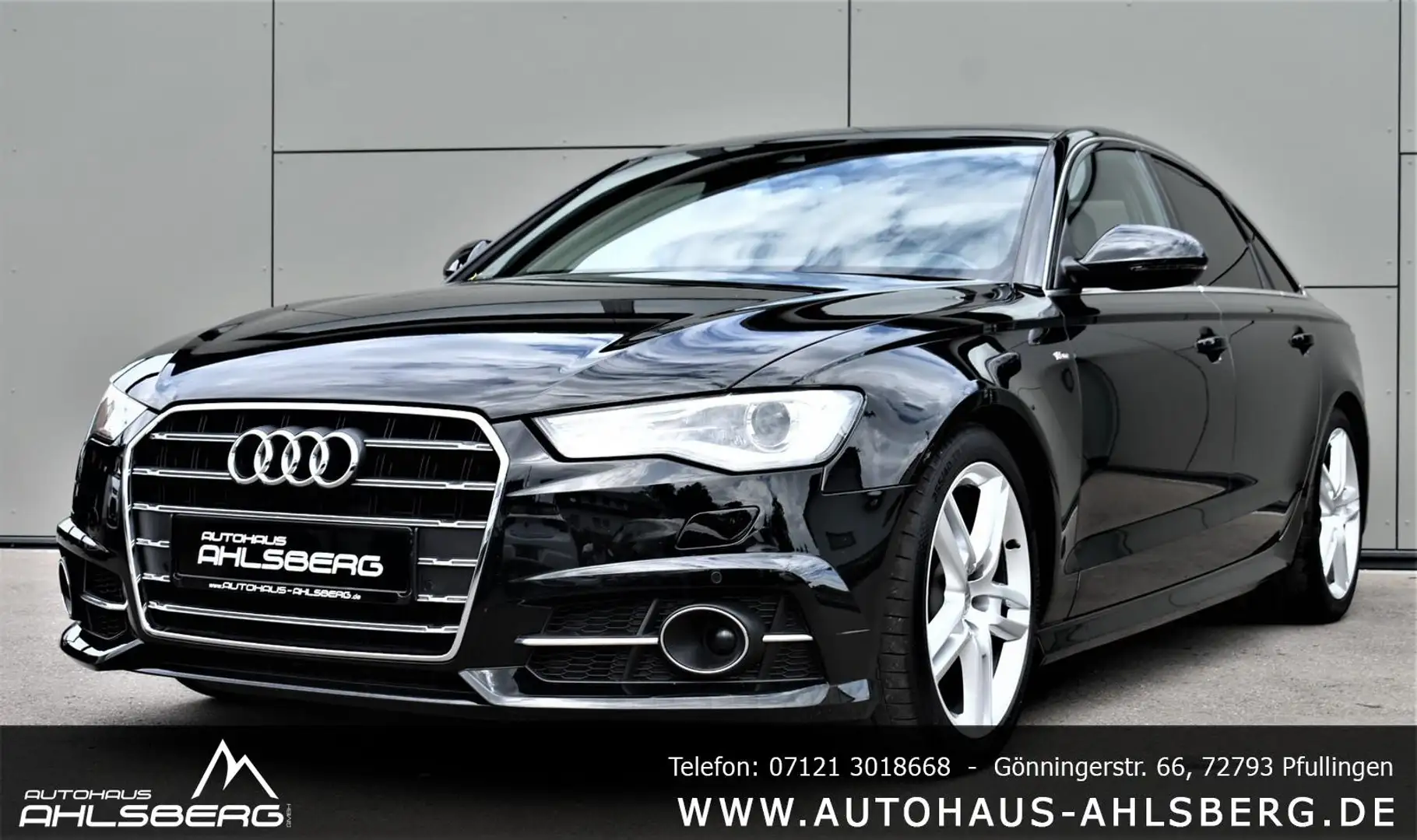 Audi A6 2.0 TDI S-LINE/ ACC/AHK/BOSE/BI-XENON/NAVI/SIDE/LA Black - 1