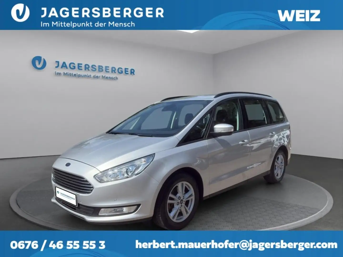 Ford Galaxy 2,0 TDCi Business Start/Stop Gris - 1
