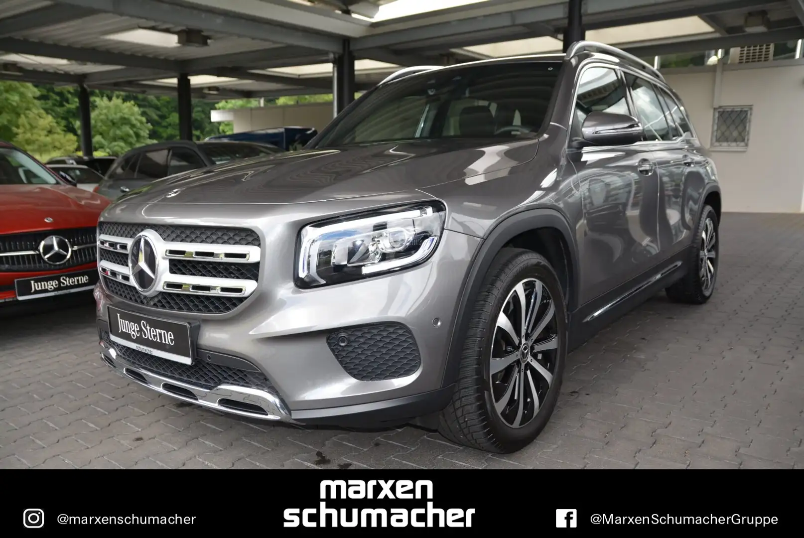 Mercedes-Benz GLB 180 GLB 180 Progressive 7G+MBUXHigh-End+LED+Standhzg Gris - 1