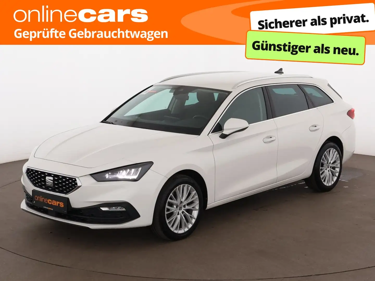 SEAT Leon ST 2.0 TDI Xcellence Aut LED NAVI SITZHZG Weiß - 1
