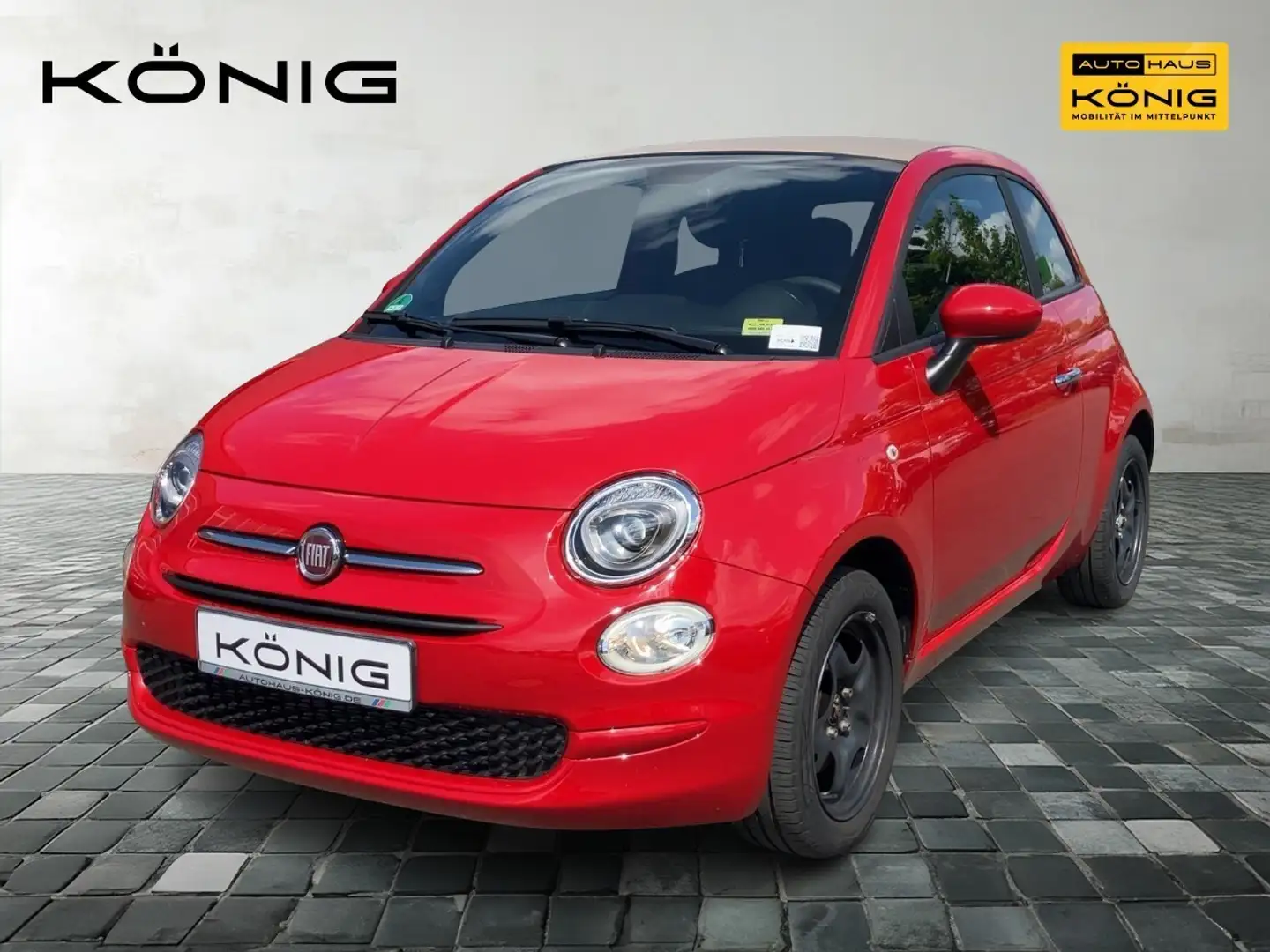 Fiat 500C CLUB 51kW Rot - 1