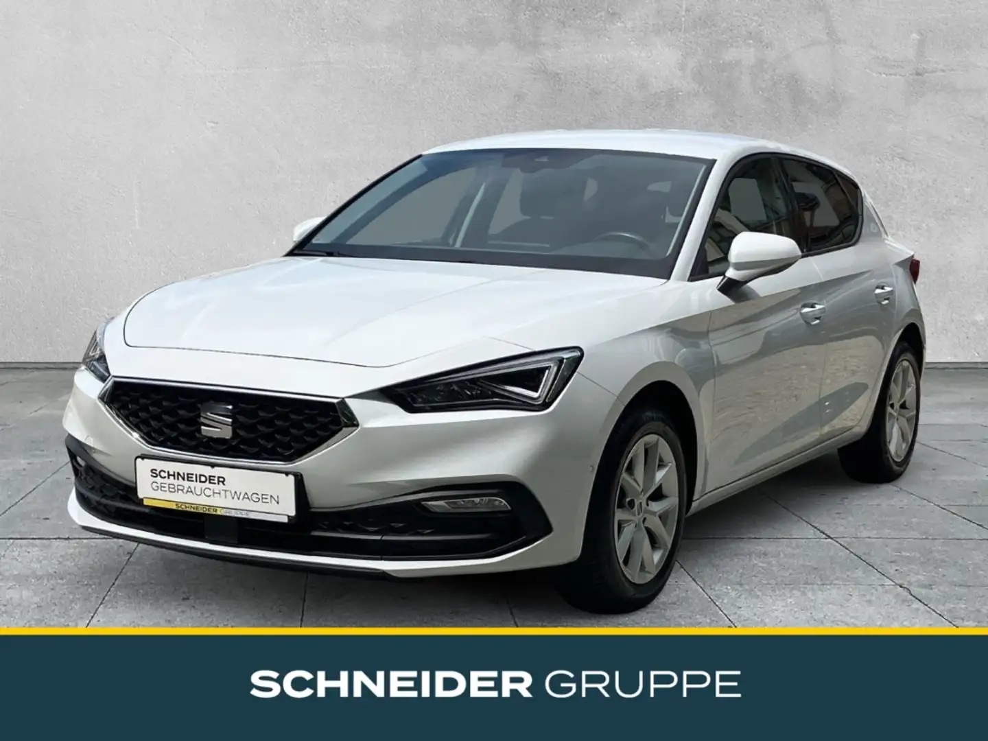 SEAT Leon Style 1.5 TSI NAVI+KAMERA+LED+SHZ+KLIMA+ACC Weiß - 1