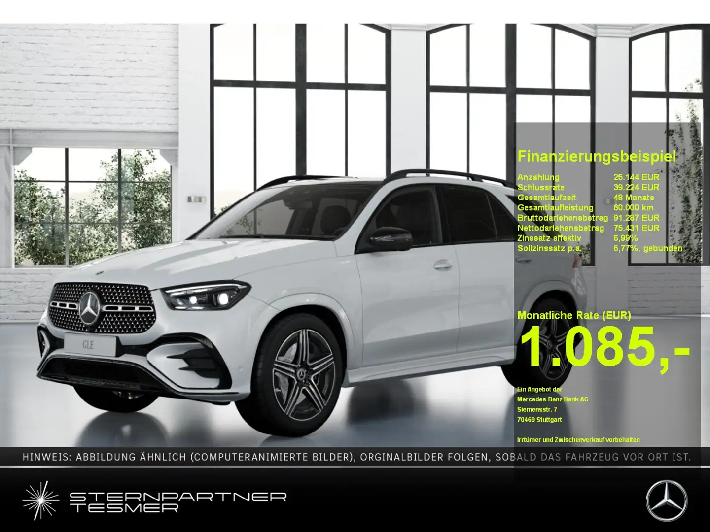 Mercedes-Benz GLE 450 4M #AMG #AHK #PANO #HUD #AIRMATIC #NIGHT Blanc - 1