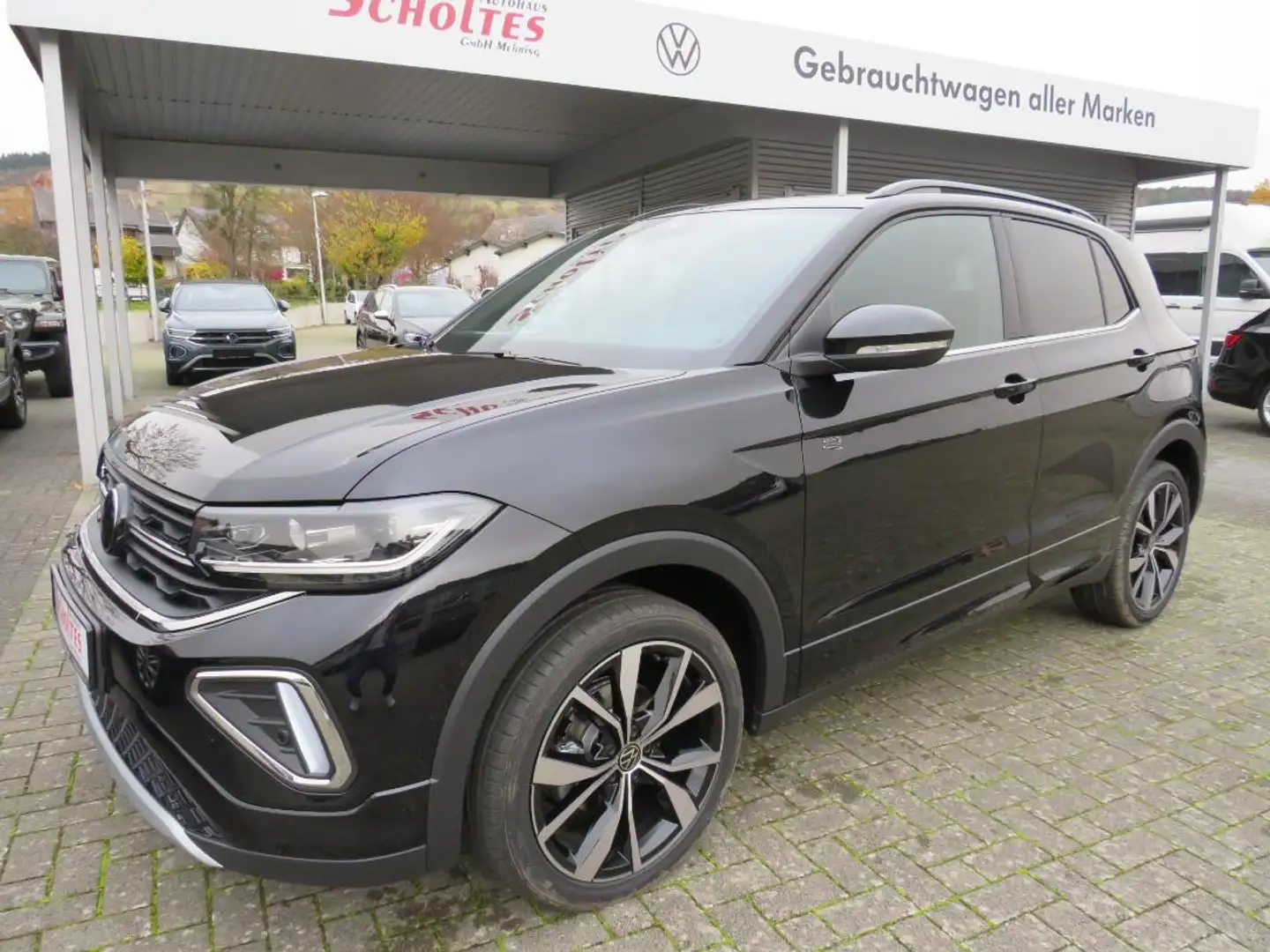 Volkswagen T-Cross R-Line 1.0 TSI DSG Schwarz - 1