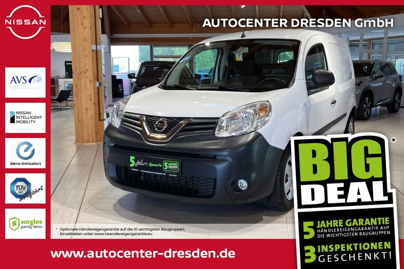 Nissan NV250 Kastenwagen dCi 115 L1H1 2.0t Comfort PDC Weiß - 1