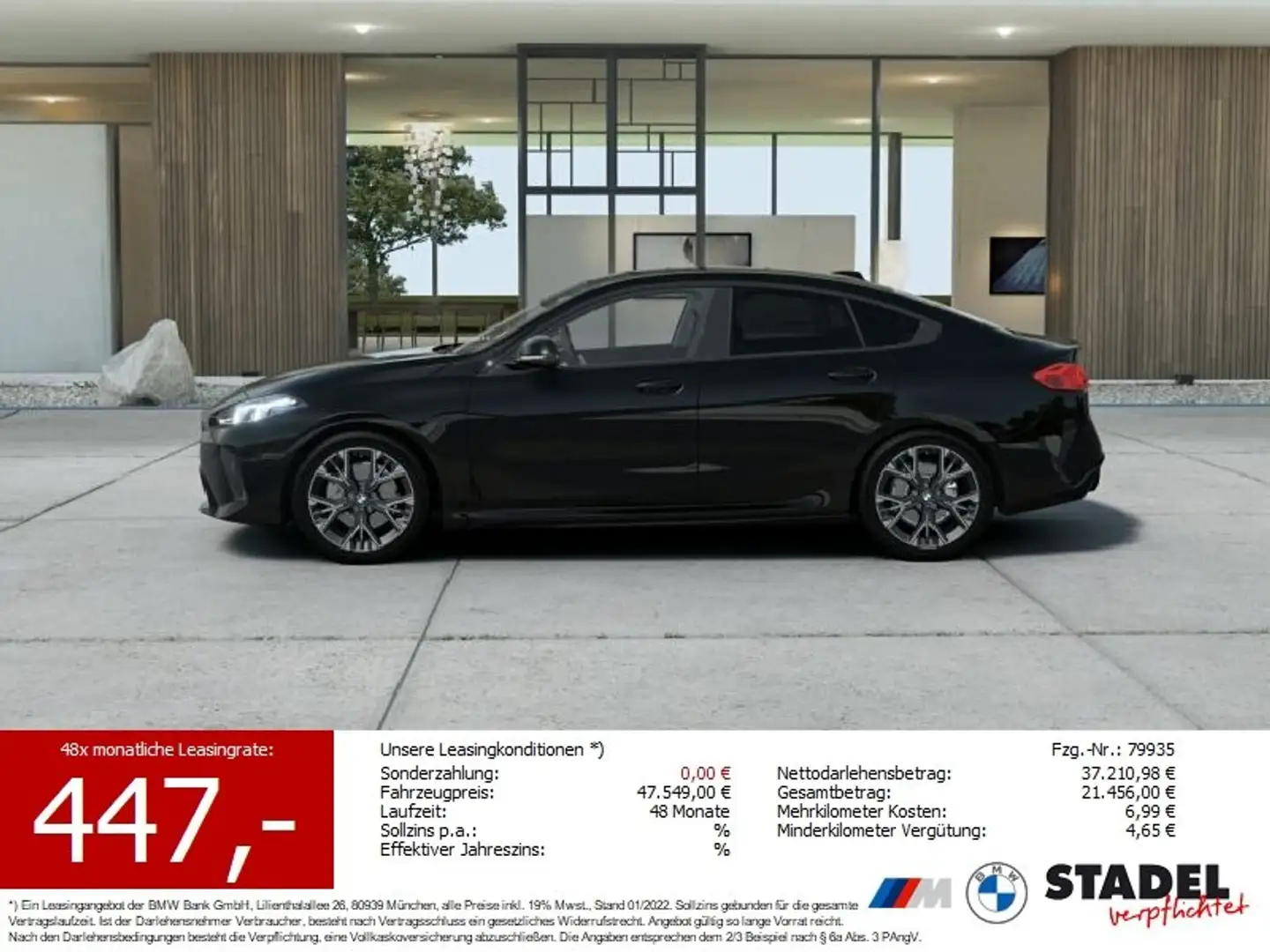 BMW 220 Gran Coupé Schwarz - 1