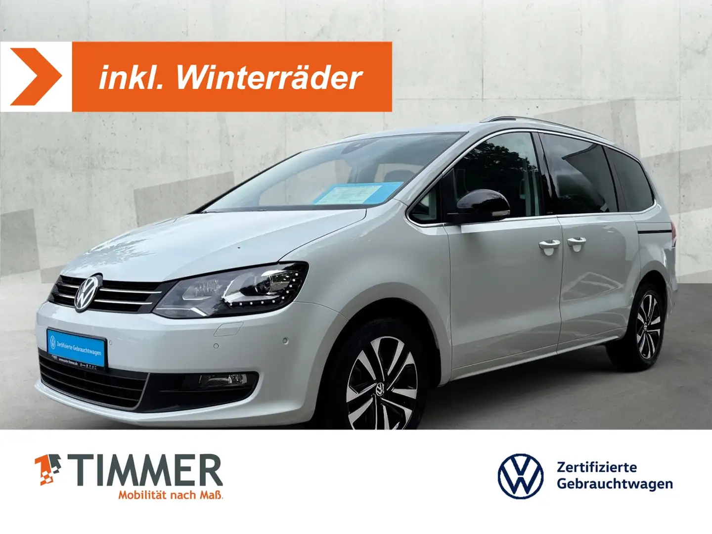 Volkswagen Sharan 1.4 TSI DSG IQ.DRIVE *AHK *XENON *ACC *SHZ *NAVI Blanc - 1