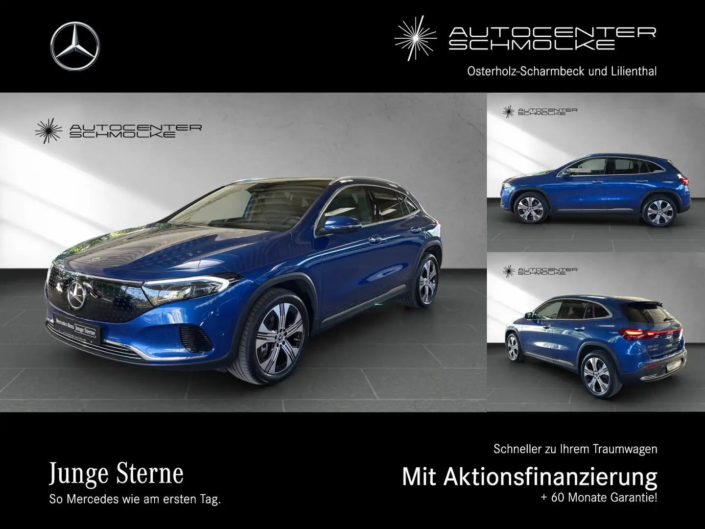 Mercedes-Benz EQA 300 EQA 300 4M Advanced+ AHK*PANORAMA*DISTRONIC*360° Azul - 1