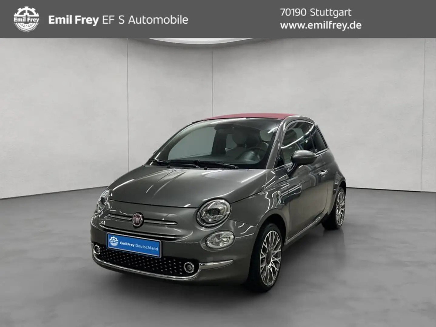 Fiat 500 C 1.0 Hybrid Star Gris - 1