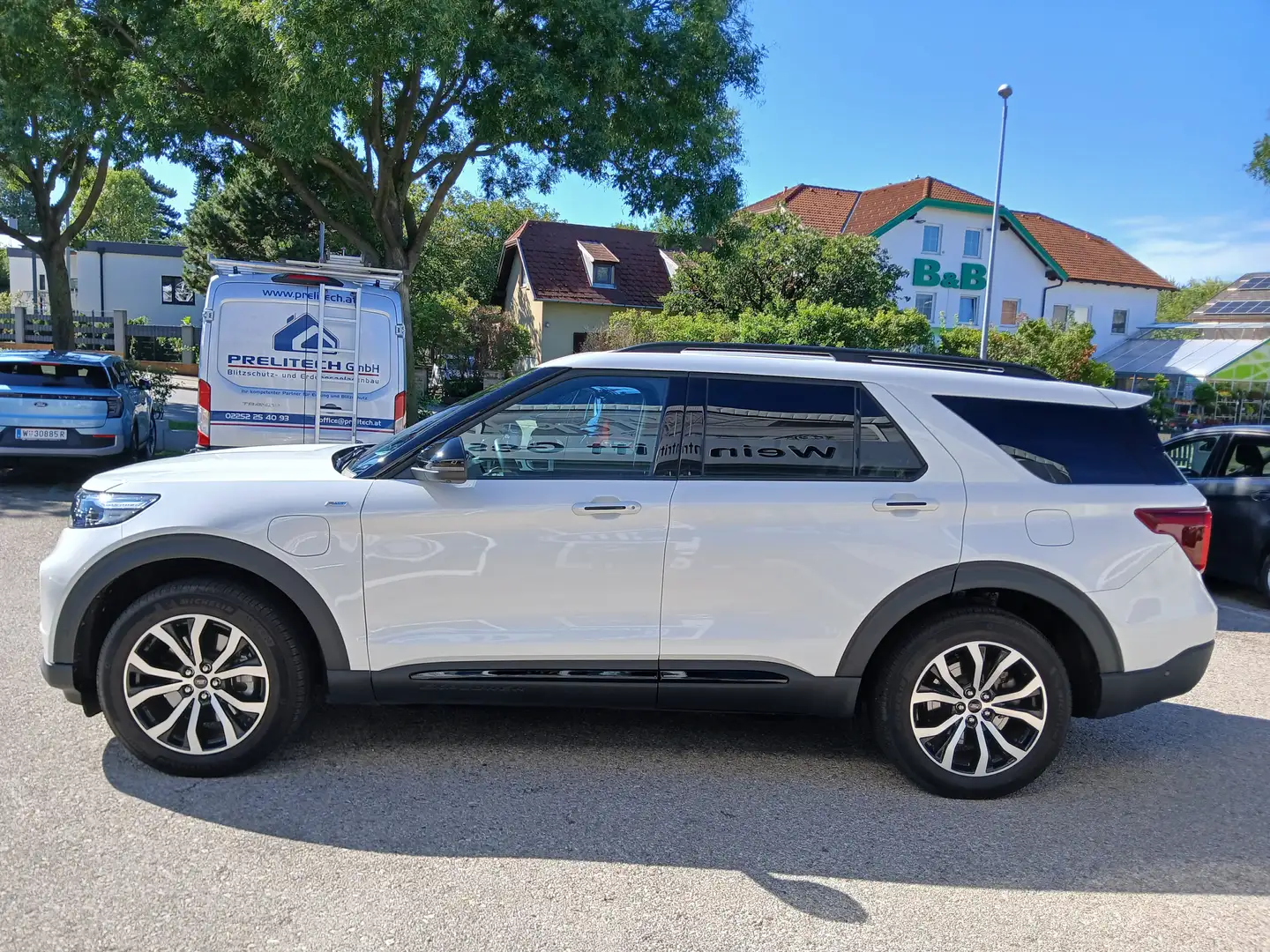 Ford Explorer 3,0 EcoBoost PHEV AWD ST-Line Aut. AHK Blanc - 2