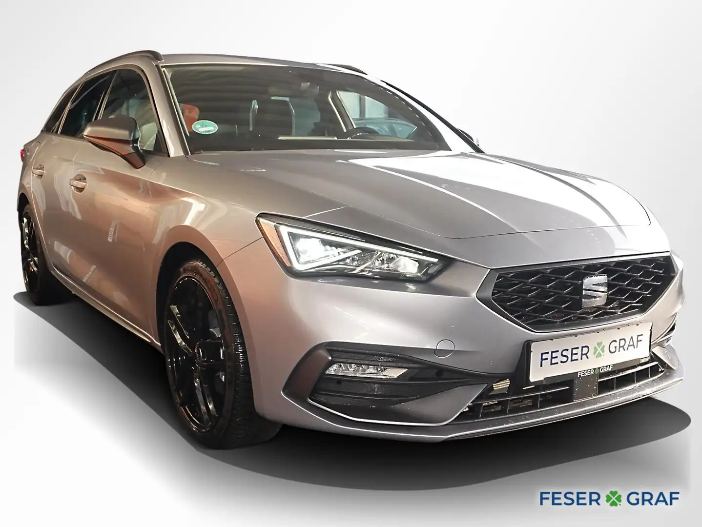 SEAT Leon 1.5 eTSI FR DSG Full Link Navi RüKa Sitzh. Argent - 2