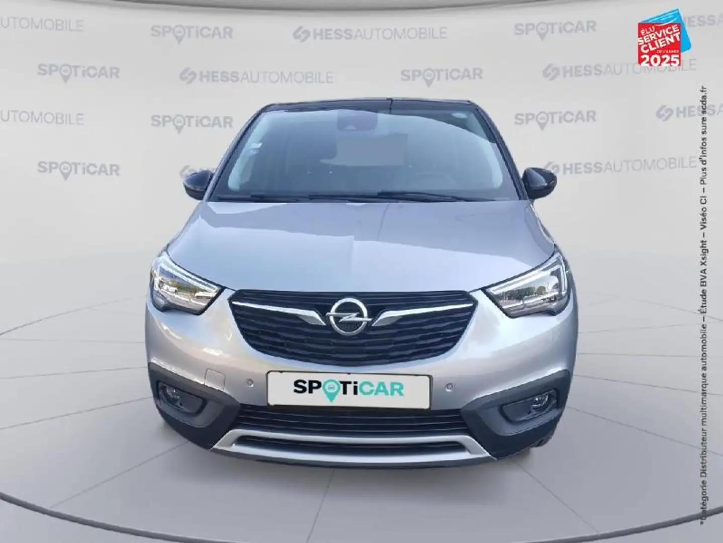 Opel Crossland 1.2 Turbo 110ch Elegance Gris - 2