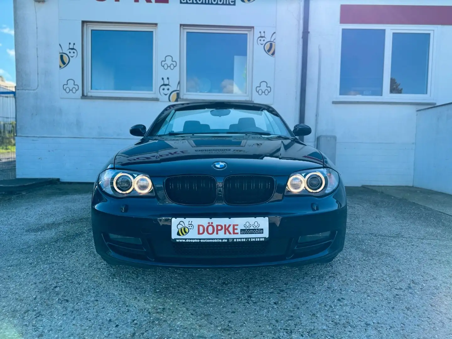 BMW 118 d Cabrio Navi Xenon Teilleder Tempomat PDC Синій - 2