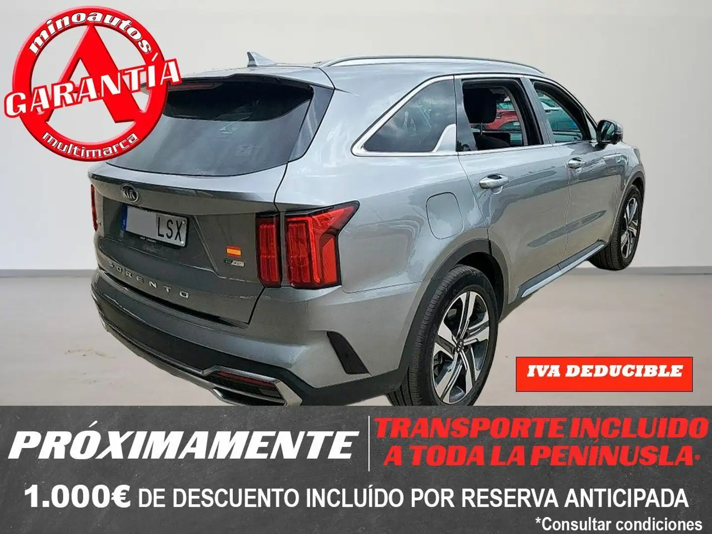 Kia Sorento 1.6 T-GDI 265 CV 4WD EMOTION 7 PLAZAS Gris - 2
