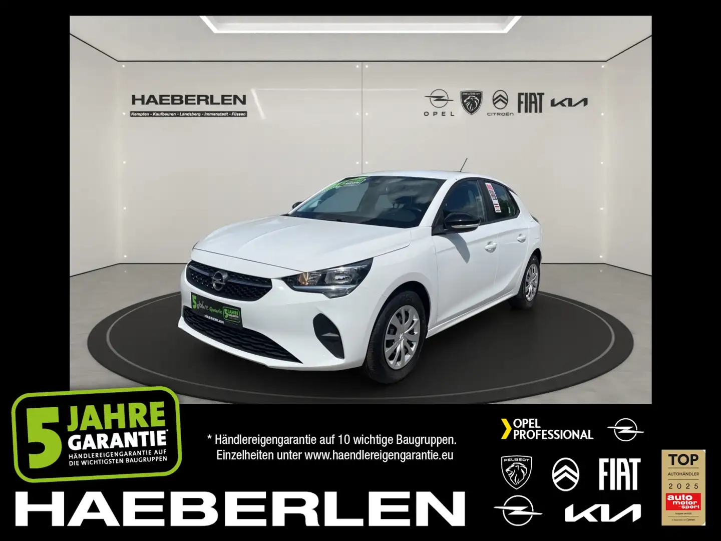 Opel Corsa F 1.2 Edition *Kamera+Sitzheiz+Tempomat* Bianco - 1