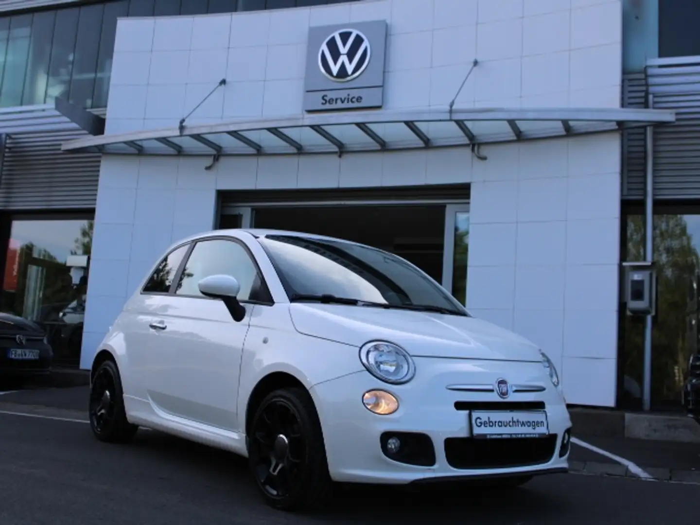 Fiat 500 1.2 8V S -KLIMA-AUX-SERVICE GEPFLEGT- ALU Weiß - 2