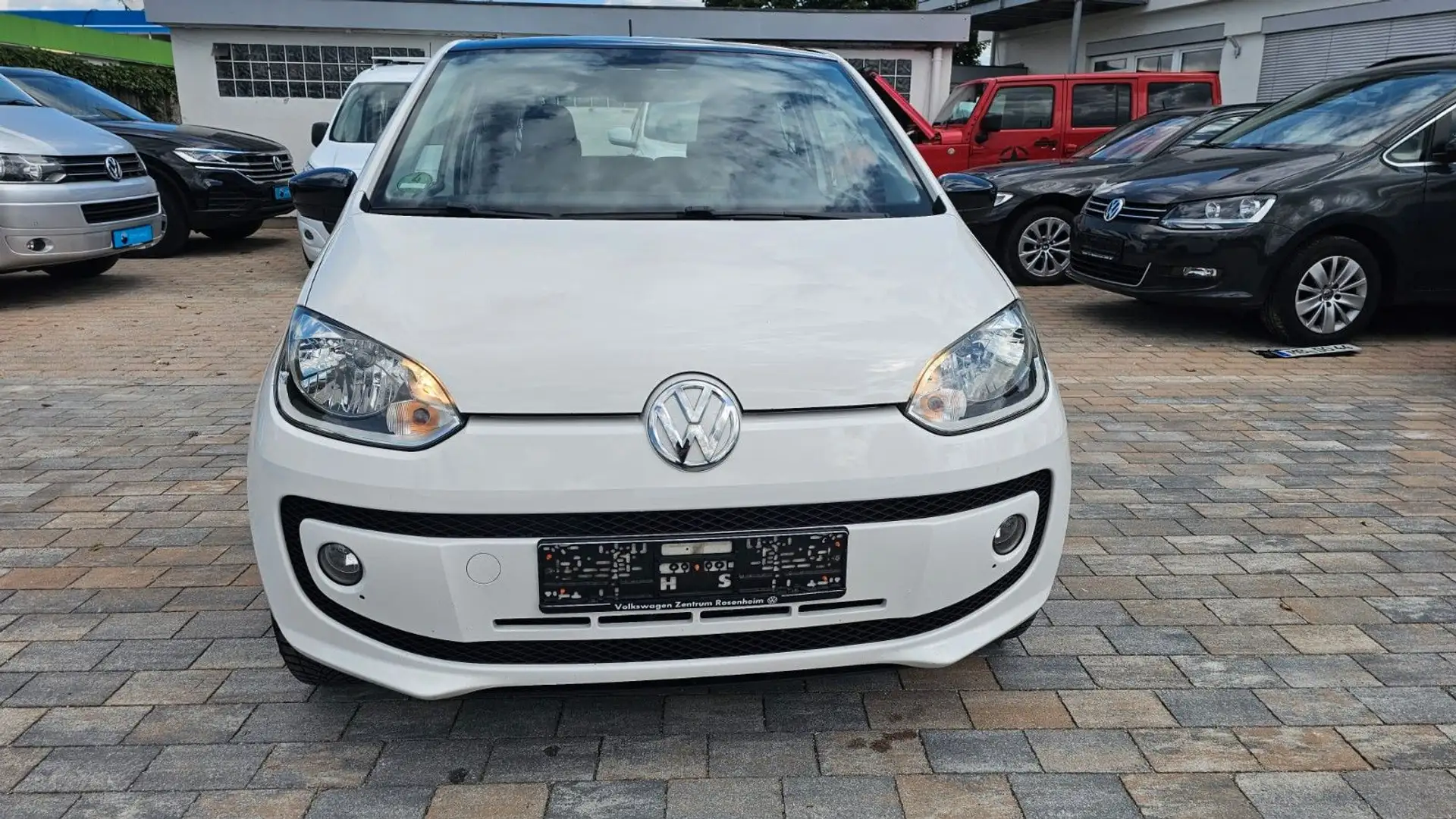 Volkswagen up! cup up!*1,0 BENZIN*KLIMA*TUV*SHZ*PANO*TOP* Blanco - 2