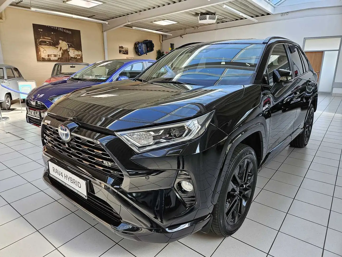 Toyota RAV 4 RAV4 Hybrid Style Black Edition AHK 19 Zoll 360° K Negro - 1