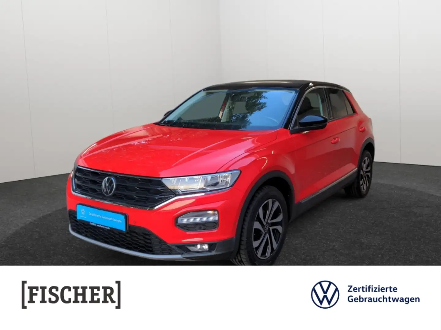 Volkswagen T-Roc 1.0TSI Active Navi SHZ Carplay PDC vorn & hinten Rot - 1