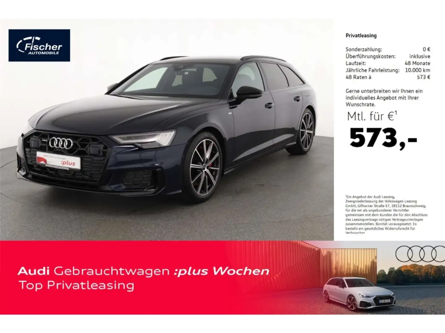 Audi A6 Avant 55 TFSI e quattro S line AHK/20''/Matrix Blau - 1