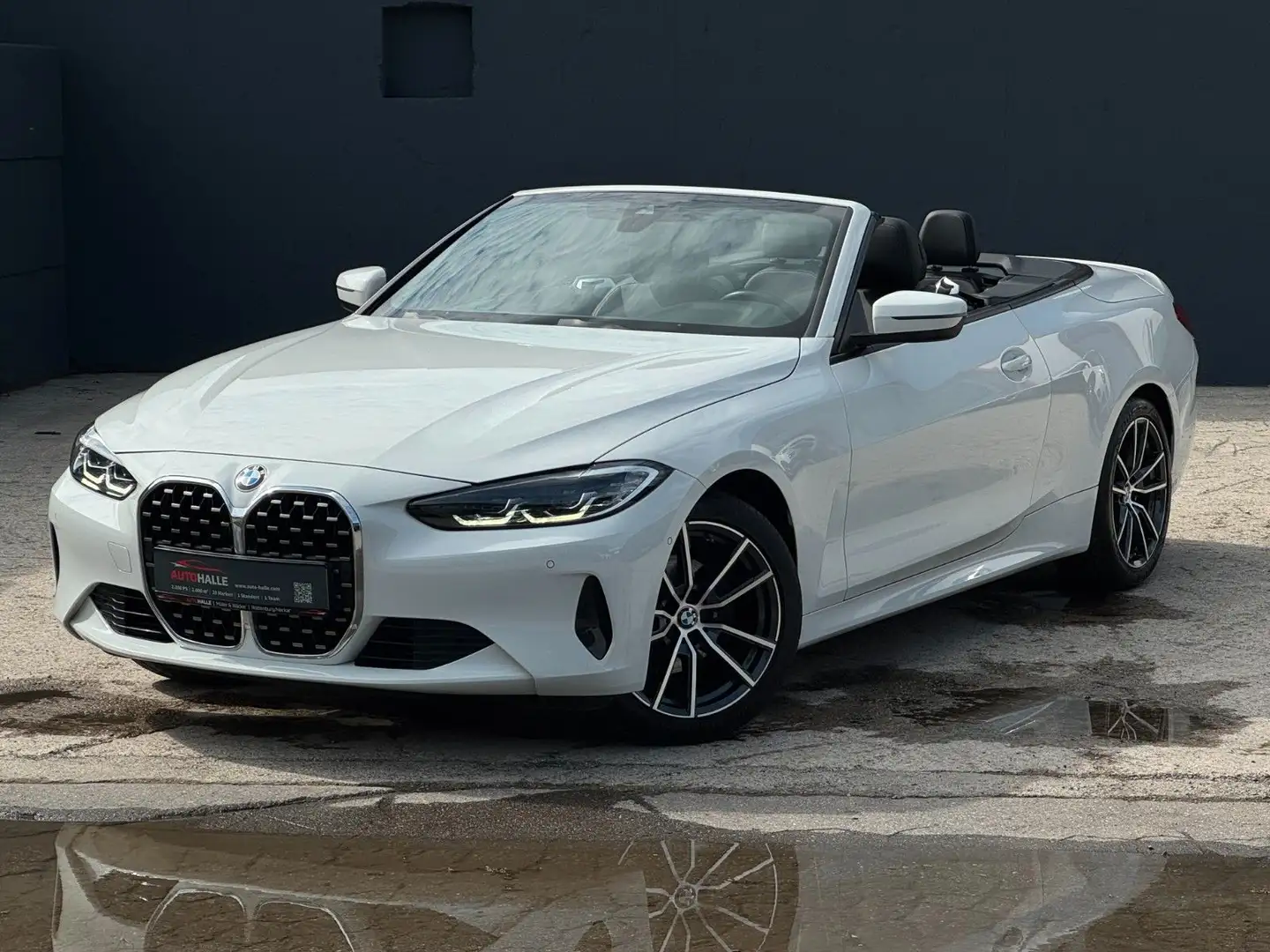 BMW 420 i Cabrio Aut. Memory Leder CAM HiFi AHK Blanc - 1