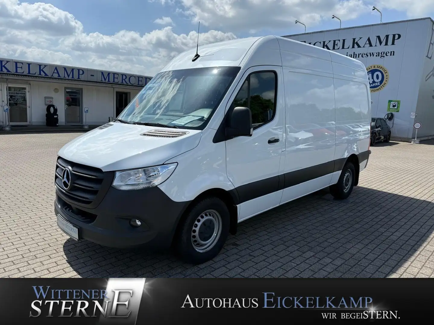 Mercedes-Benz Sprinter 317 9G Ka Hoch KLIMA SHZ 2SI RFK *TOP* Blanc - 1