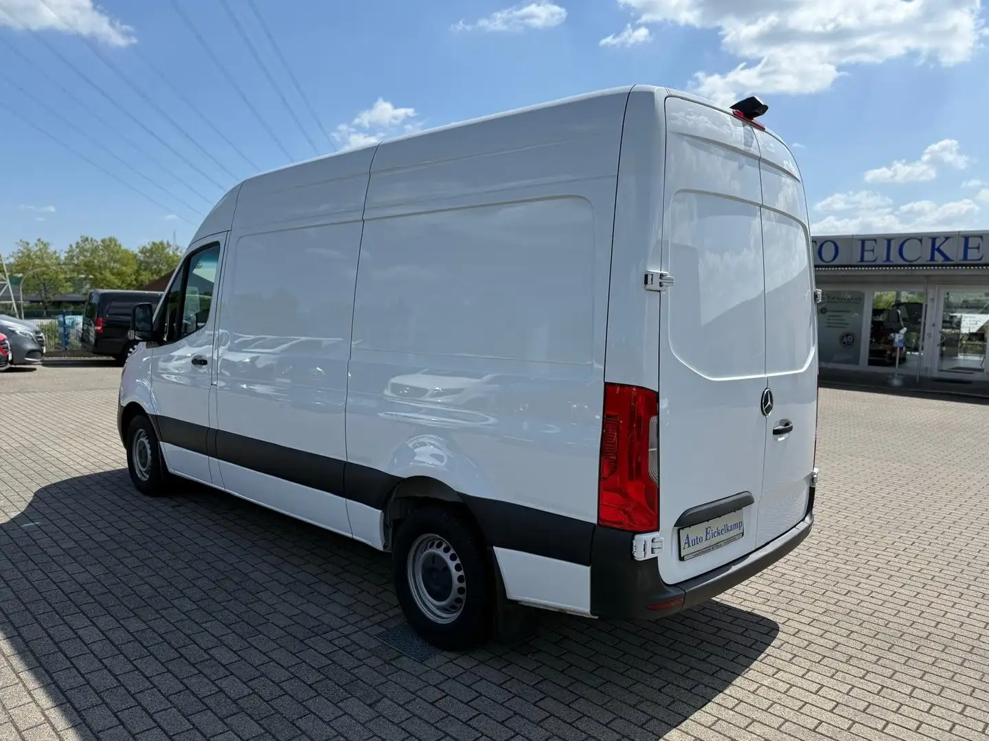 Mercedes-Benz Sprinter 317 9G Ka Hoch KLIMA SHZ 2SI RFK *TOP* Blanc - 2