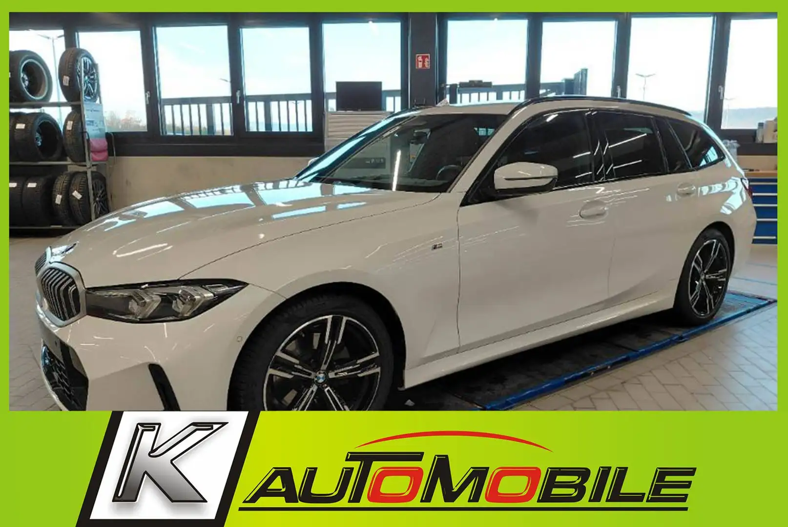 BMW 320 d xDrive M Sport LED+ACC+DAB+Widscreen+AHK Weiß - 1