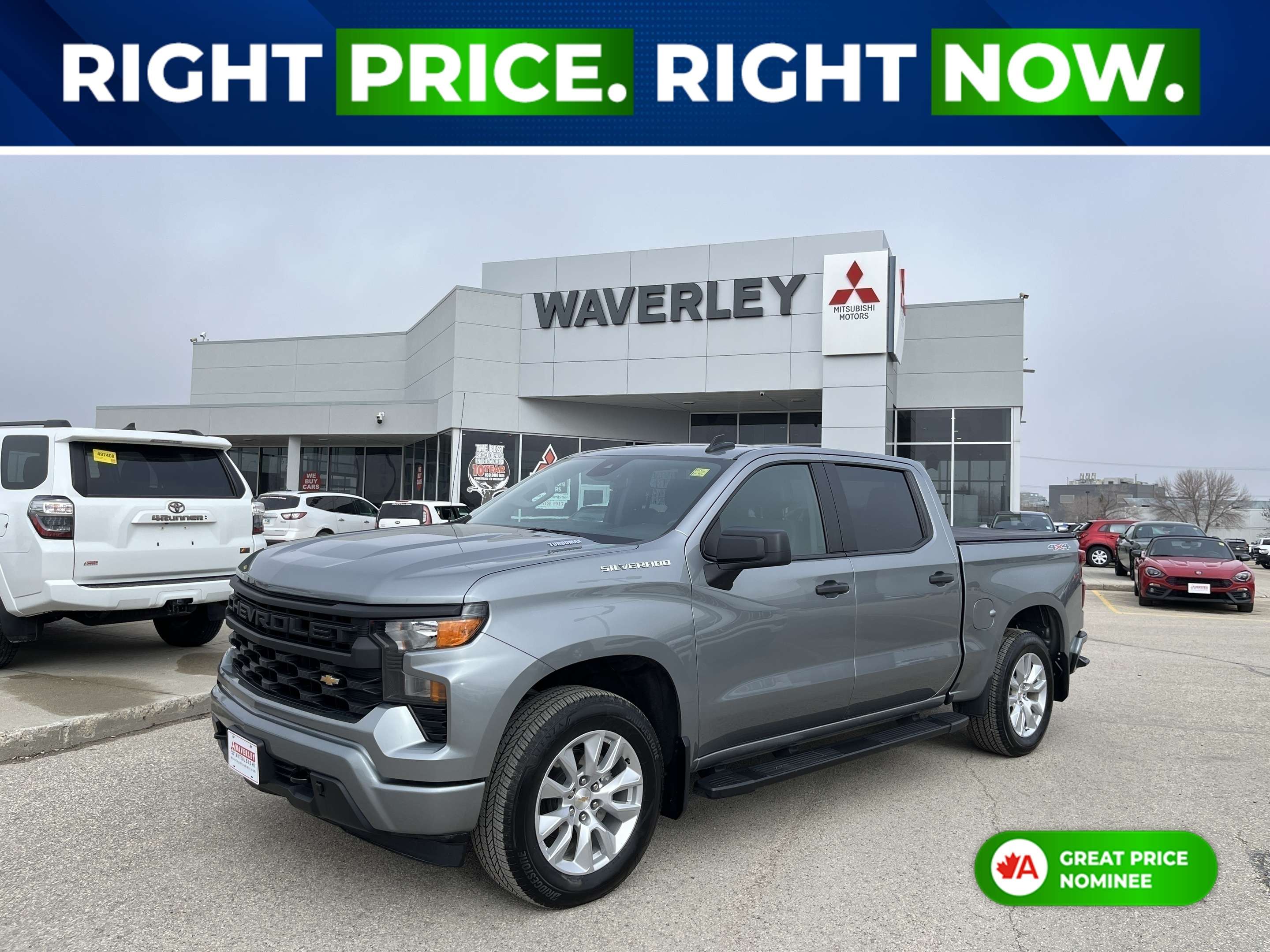 Gray 2025 Chevrolet Silverado 1500 Pickup Truck Four-Wheel Drive Automatic