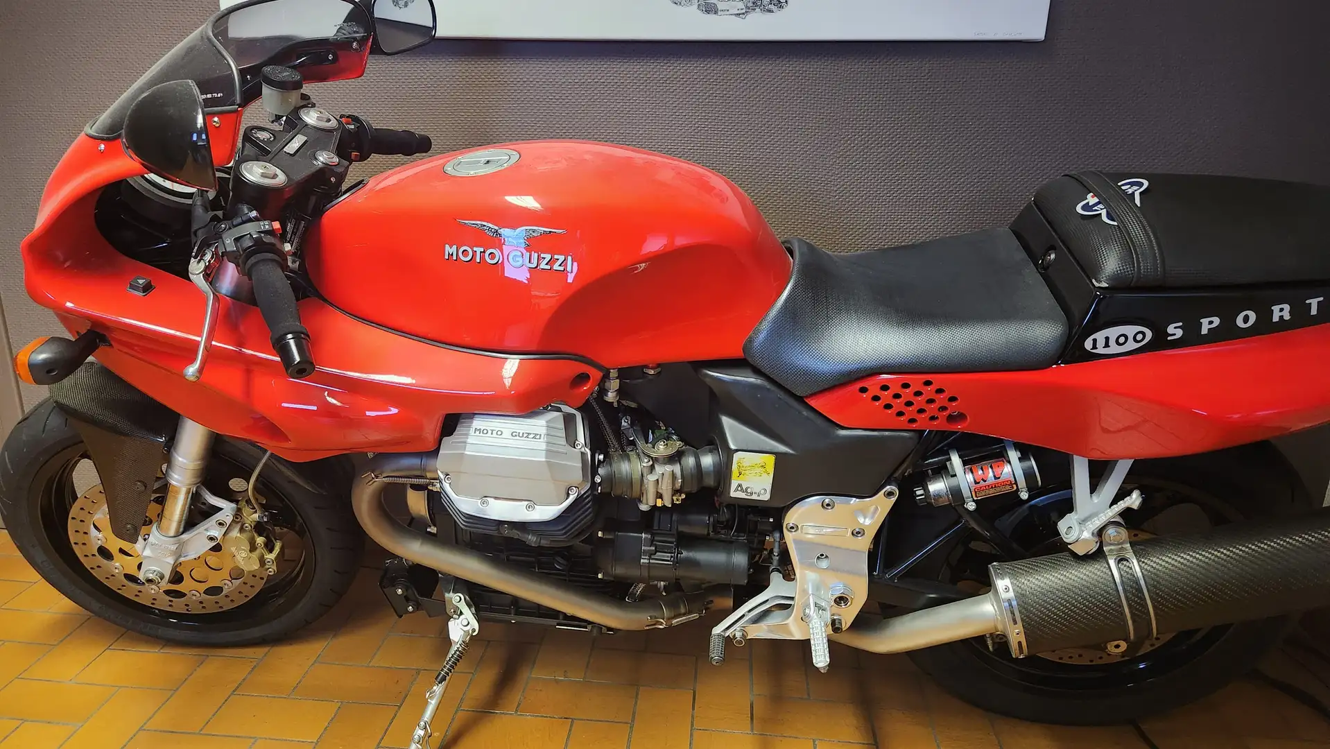 Moto Guzzi 1100 Sport Termignoni Rouge - 2