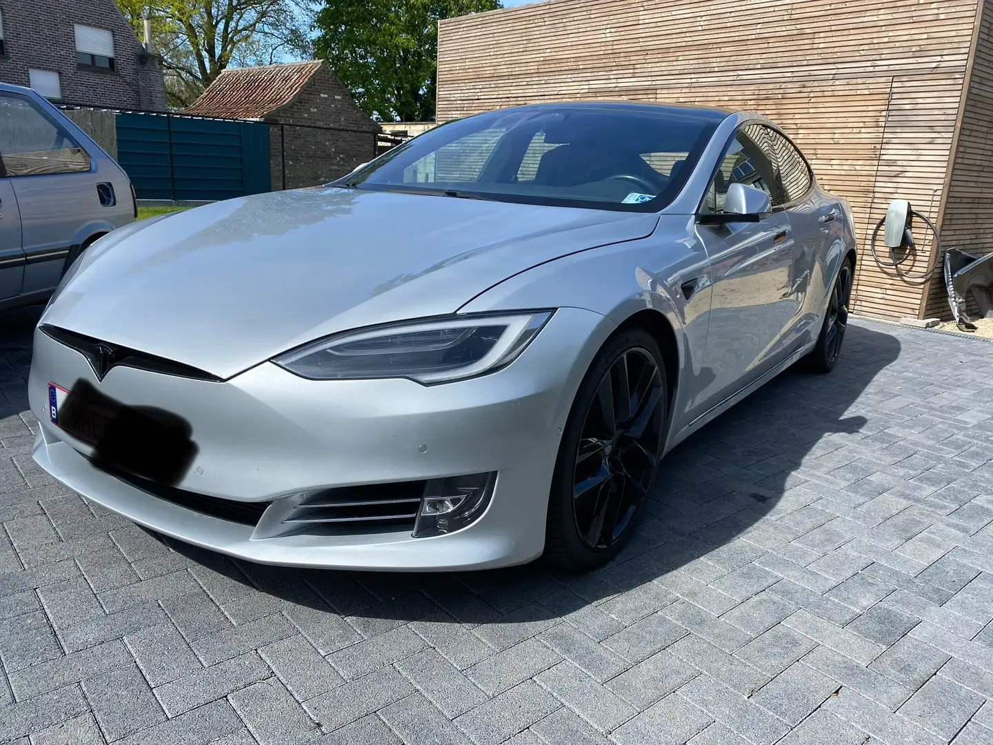 Tesla Model S Argent - 2