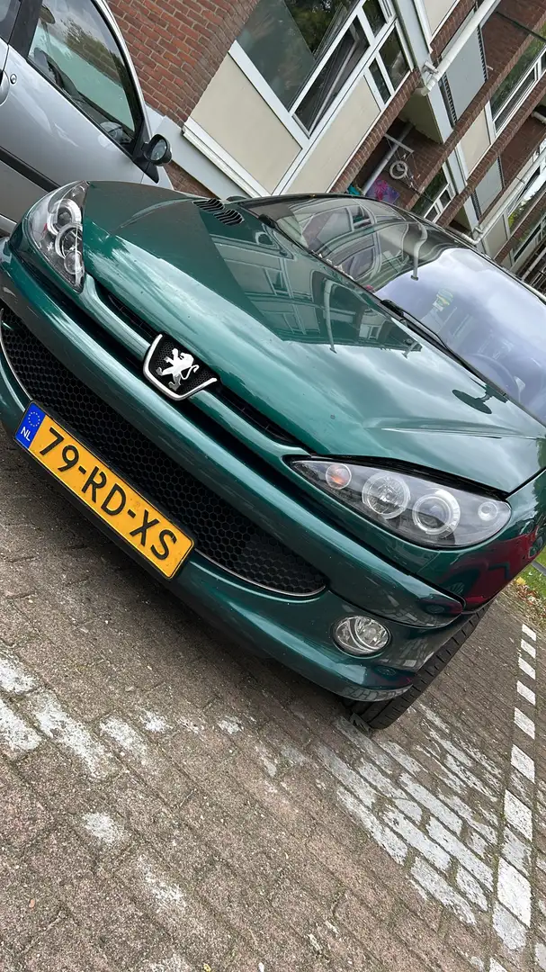 Peugeot 206 1.6-16V Roland G. met schade Groen - 1