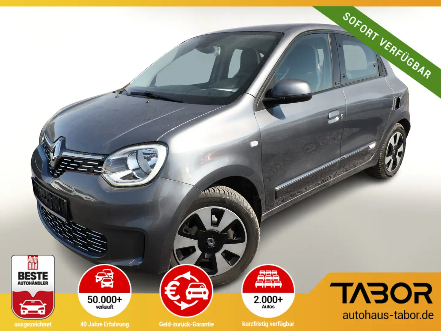 Renault Twingo Electric Vibes Nav SHZ Schuko Temp Klima Grau - 1