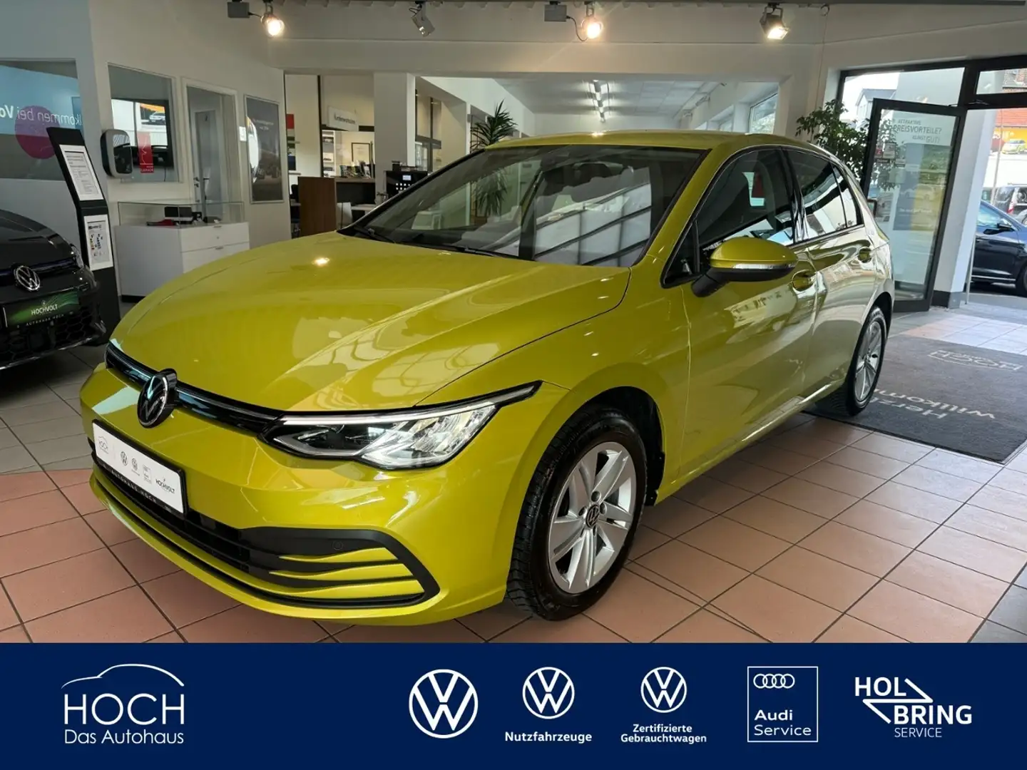 Volkswagen Golf VIII 1.5 TSI+Navi+LED Lane Assist+DAB+ Jaune - 1